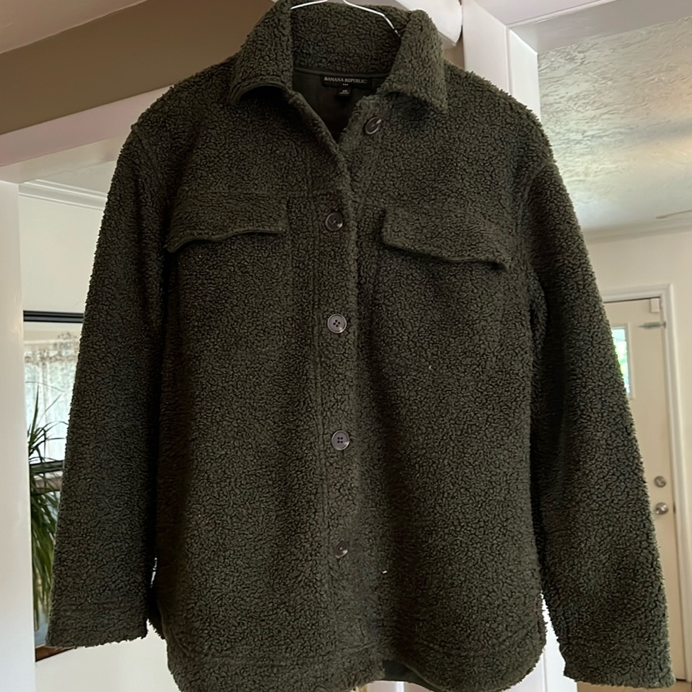 Banana republic teddy jacket - size XS